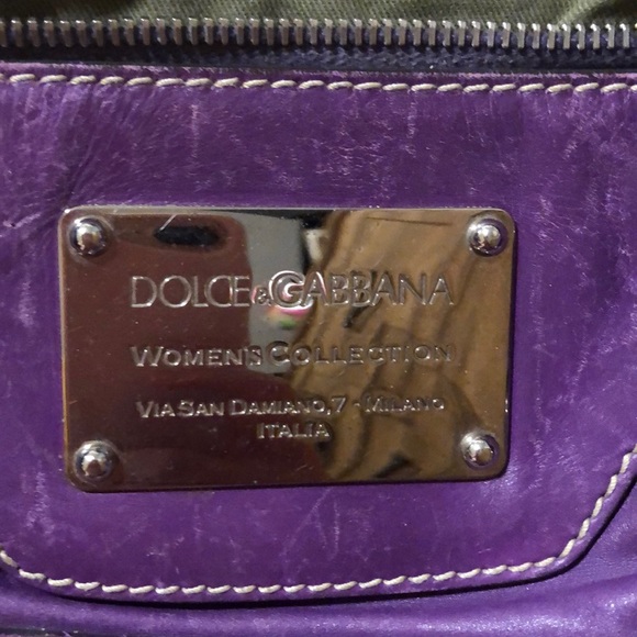 Dolce & Gabbana Purple Leather Purse - Picture 2 of 5